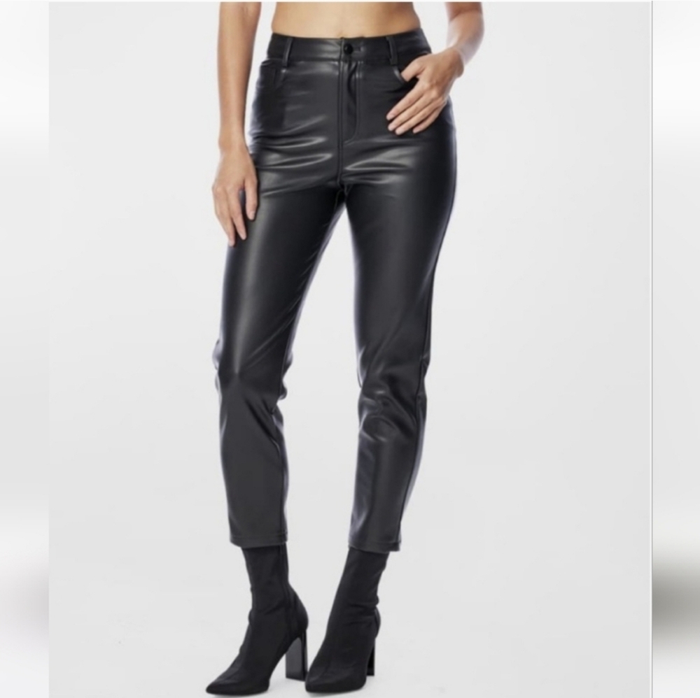 Faux Leather LBLC The Label Robin Pant